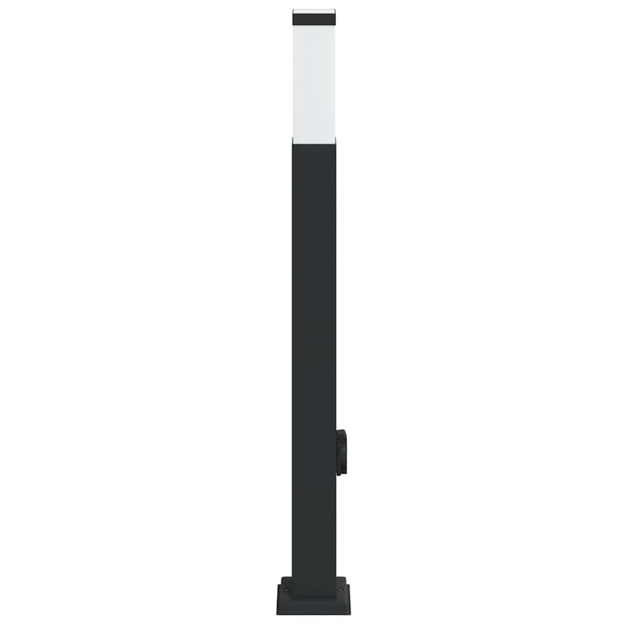 Borne lumineuse avec sortie 80 cm Noir IP44 - 4