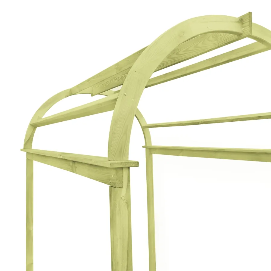 Arche à treillis 125x150x235 cm Bois de pin imprégné - 4