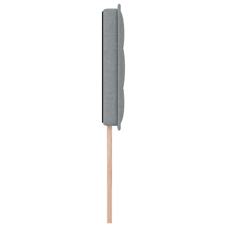 Tête de lit LED avec bandes LED Gris clair 90 cm tissu - 6