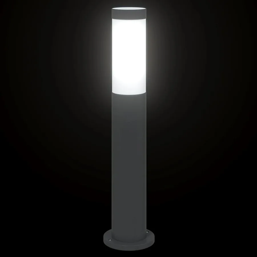 Borne lumineuse lot de 3 50 cm acier inoxydable IP44 - 5