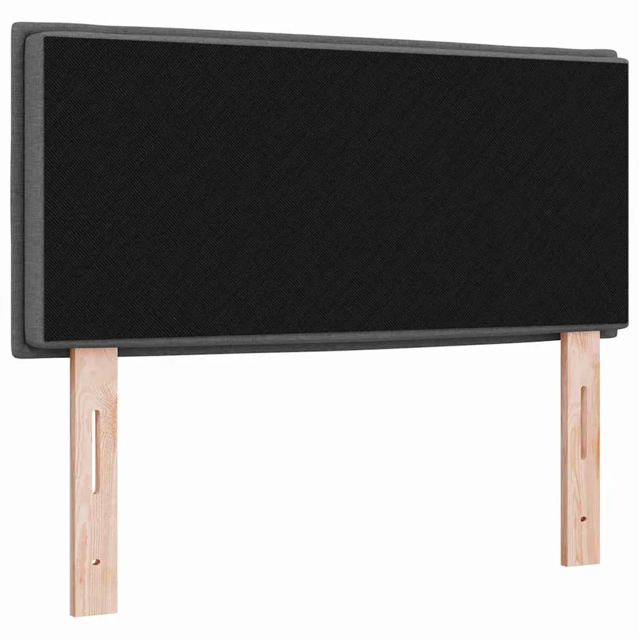 Tête de lit Gris foncé 90 cm tissu - 4