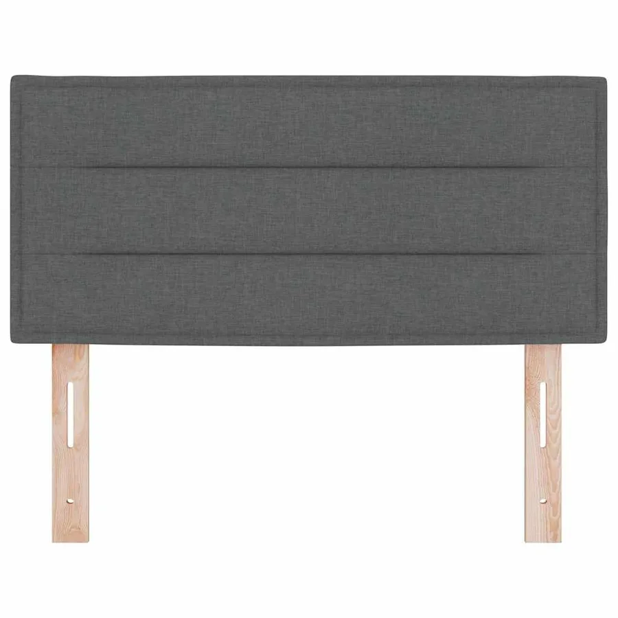 Tête de lit Gris foncé 90 cm tissu - 5