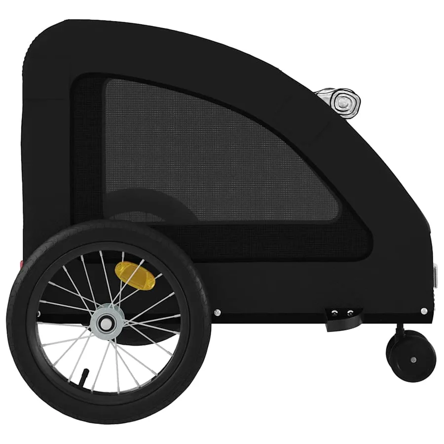 Remorque de vélo pour animaux de compagnie noir - 7