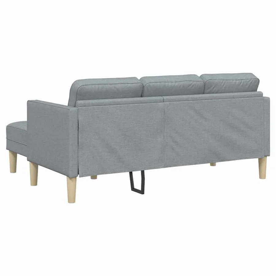 Ensemble de Canapés avec coussin Gris clair Polyester - 6