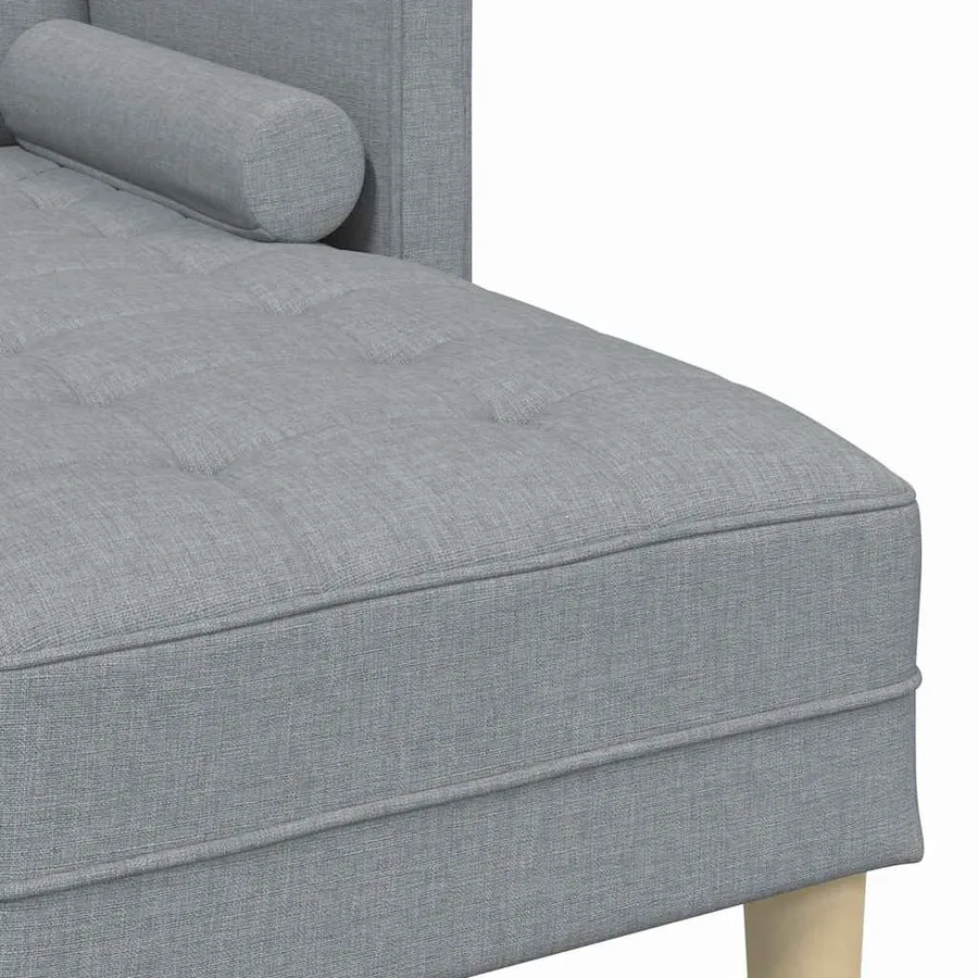 Ensemble de Canapés avec coussin Gris clair Polyester - 7
