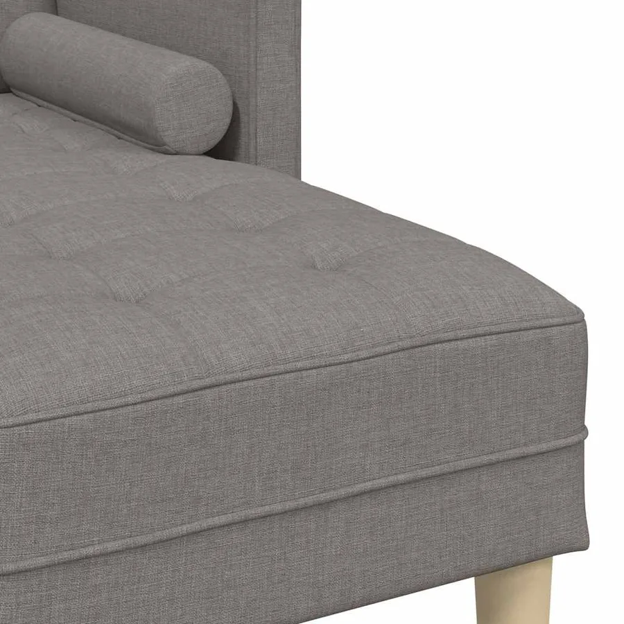 Ensemble de Canapés avec coussin Taupe Polyester - 7