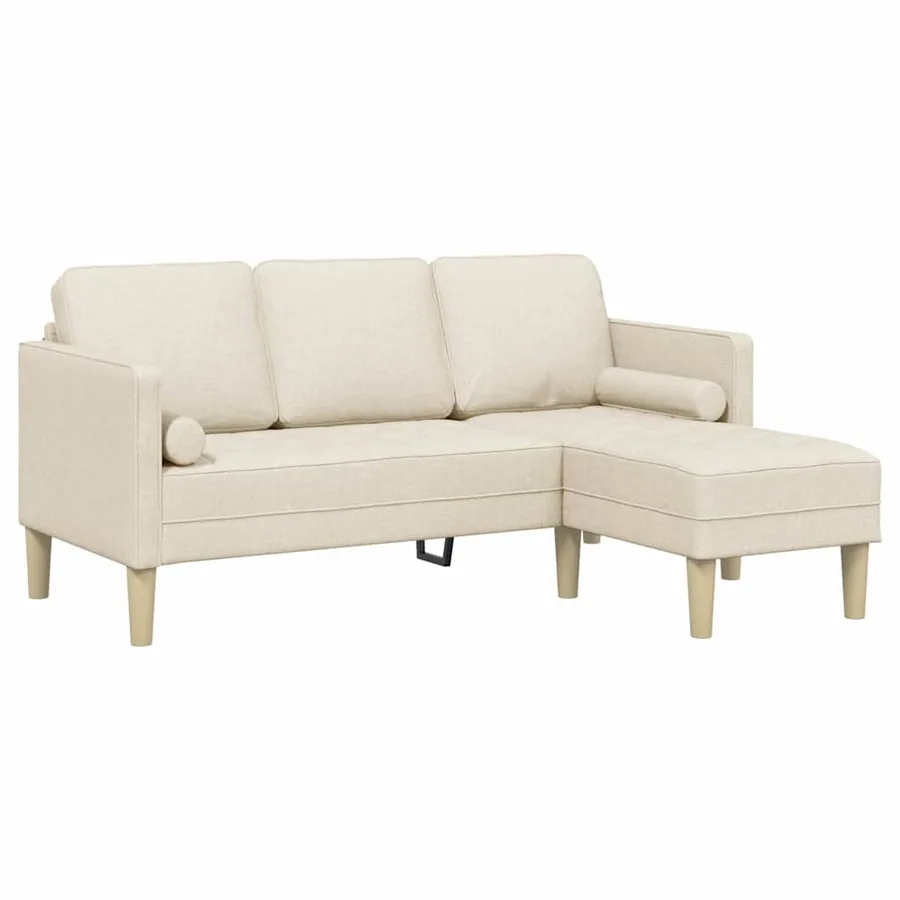 Ensemble de Canapés avec coussin Lin Polyester - 2