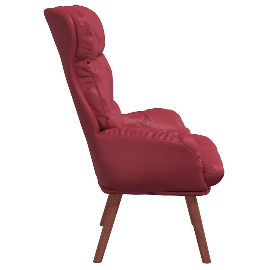 fauteuil Bordeaux 69 x 74 x 93 cm Simili cuir - 5