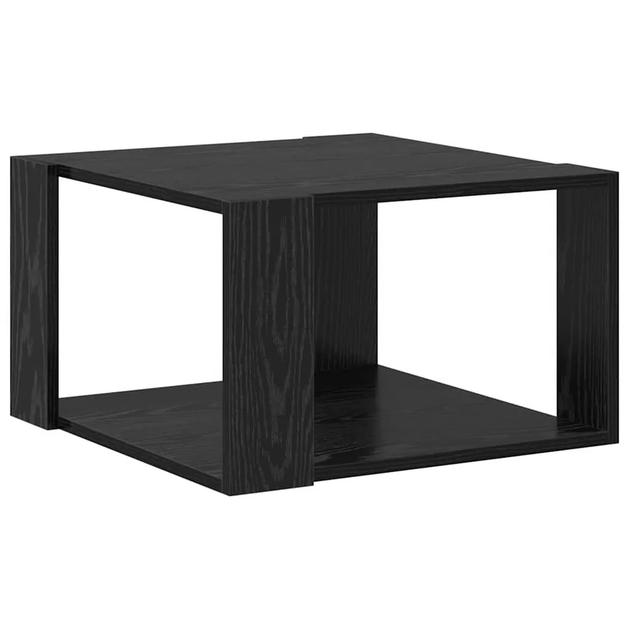 Table basse Chêne noir 51,5 x 51,5 x 30 cm Bois d'ingénierie - 2