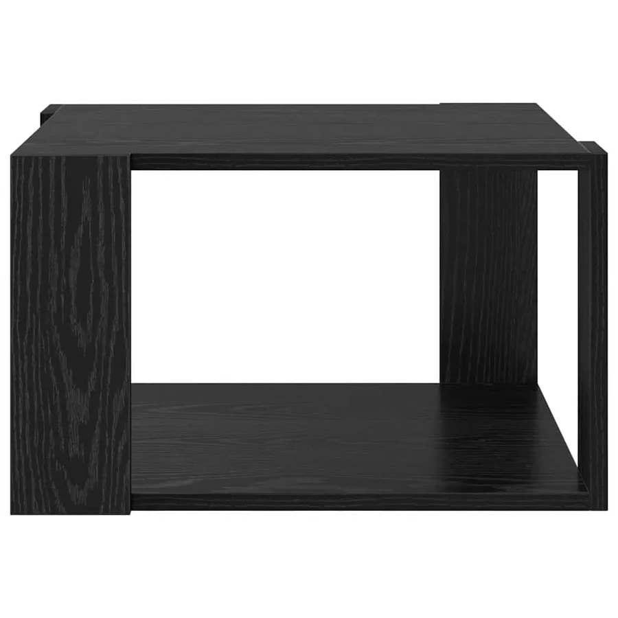 Table basse Chêne noir 51,5 x 51,5 x 30 cm Bois d'ingénierie - 5