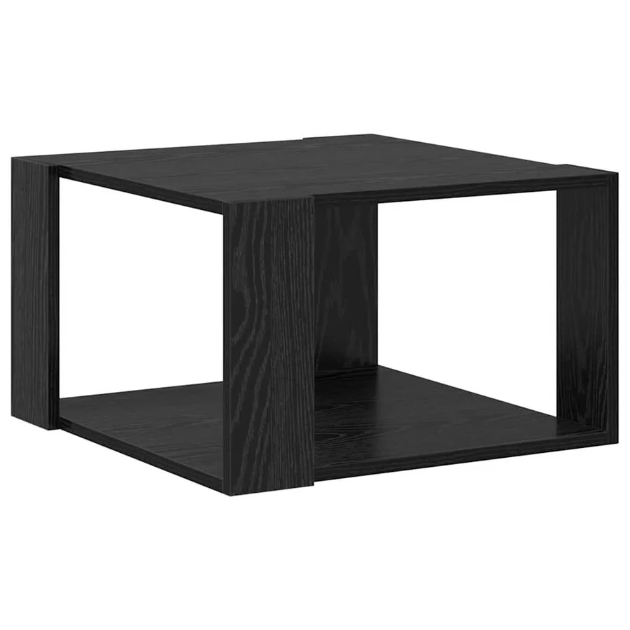 Table basse Chêne noir 51,5 x 51,5 x 30 cm Bois d'ingénierie - 7