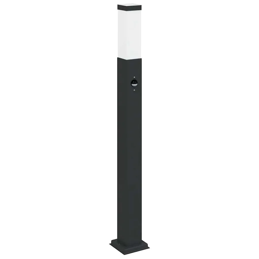 Borne lumineuse avec détecteur 80 cm Noir IP44 - 2