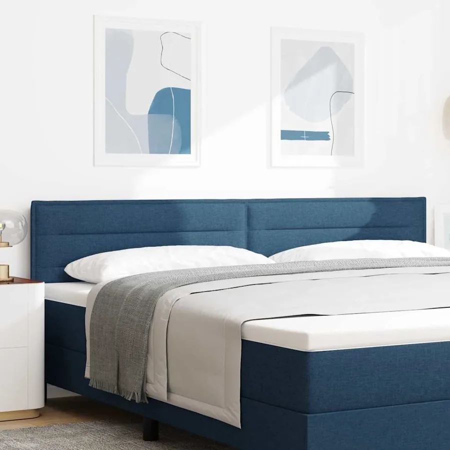 Tête de lit Bleu 200 cm tissu