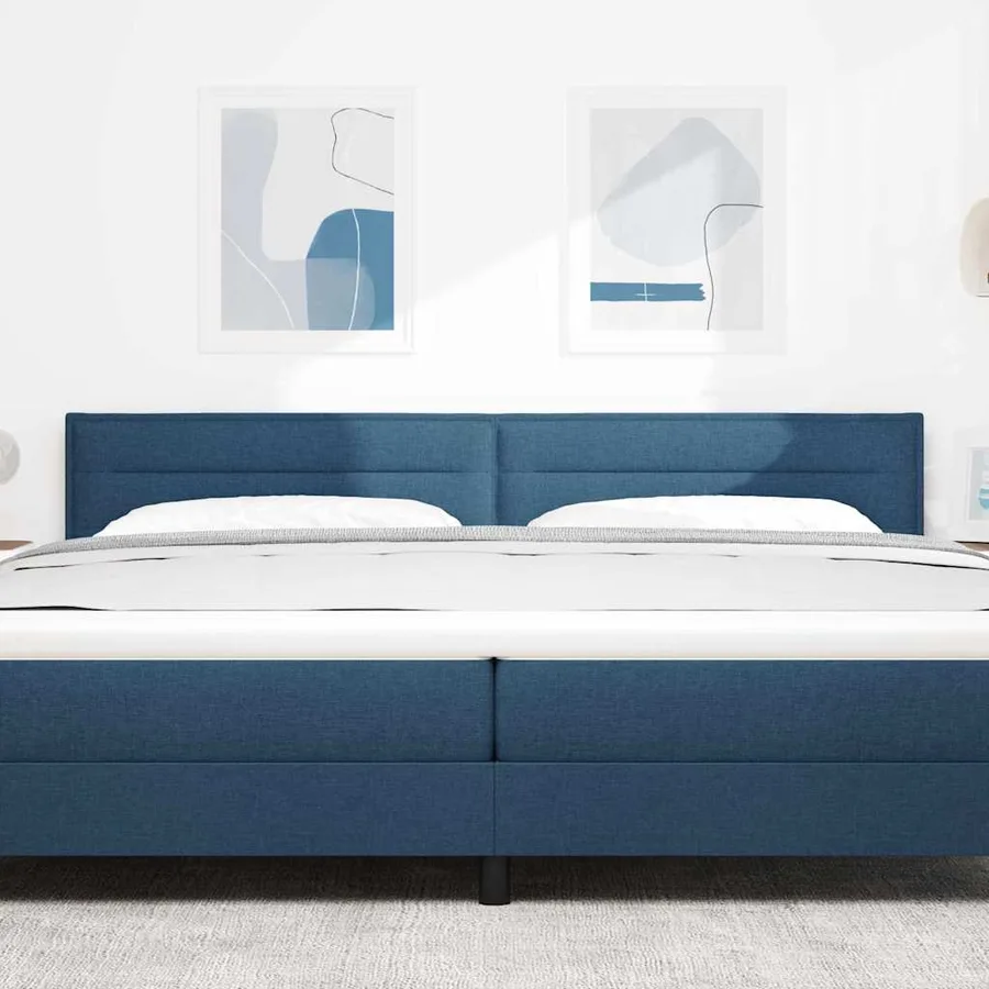 Tête de lit Bleu 200 cm tissu - 3