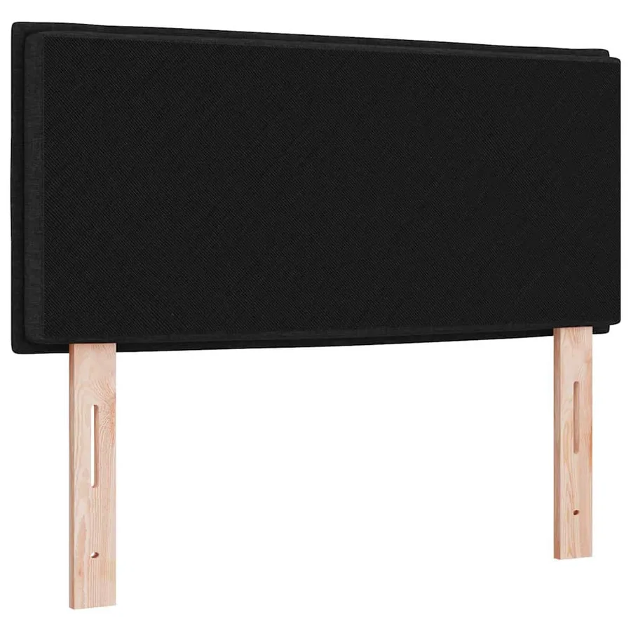 Tête de lit LED avec bandes LED Noir 90 cm tissu - 7