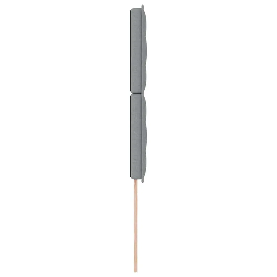 Tête de lit Gris clair 100 cm tissu - 5