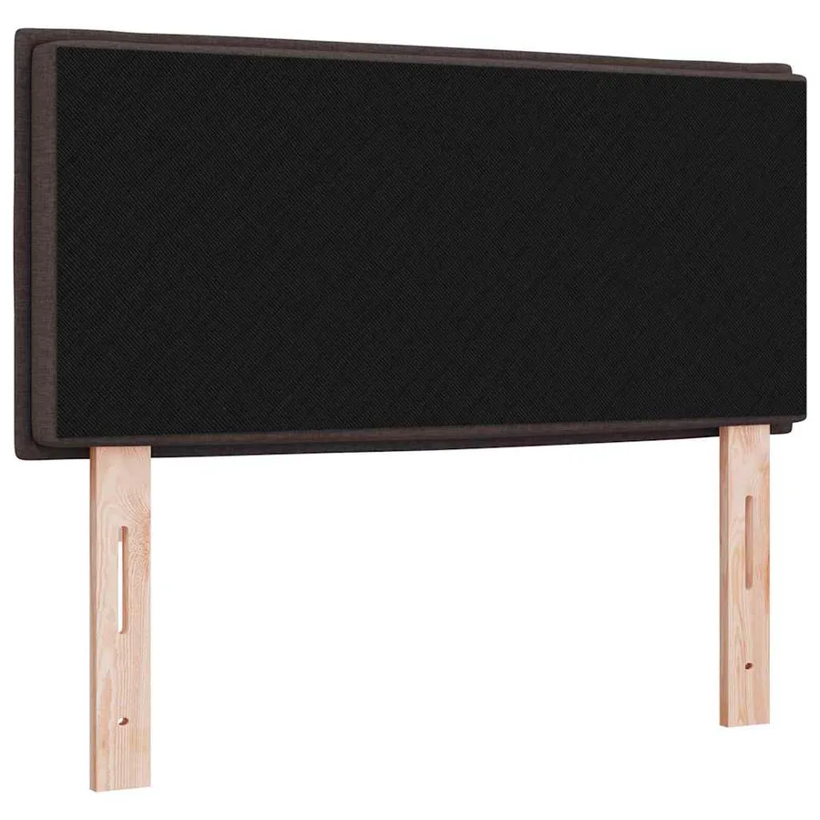 Tête de lit Marron foncé 80 cm tissu - 4