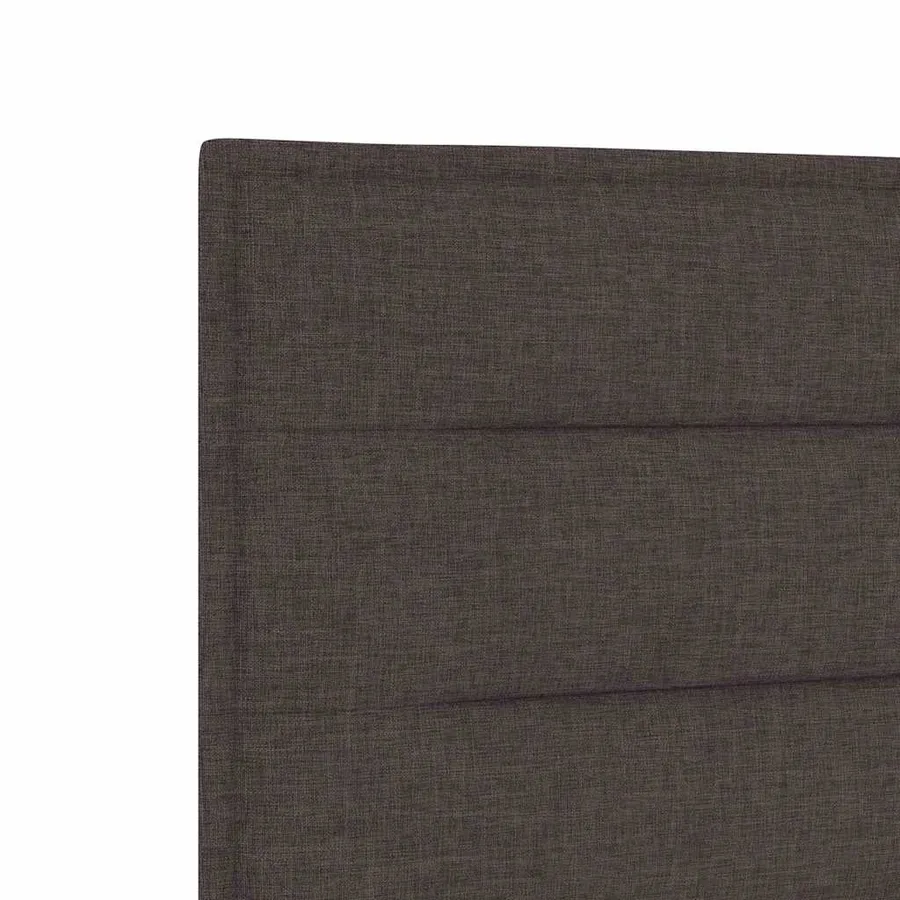 Tête de lit Marron foncé 80 cm tissu - 7