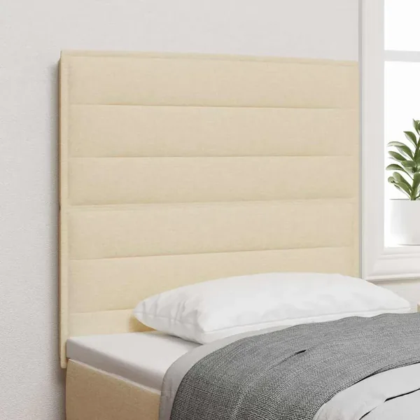 Tête de lit Crème 90 cm tissu