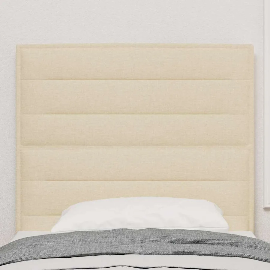 Tête de lit Crème 90 cm tissu - 3