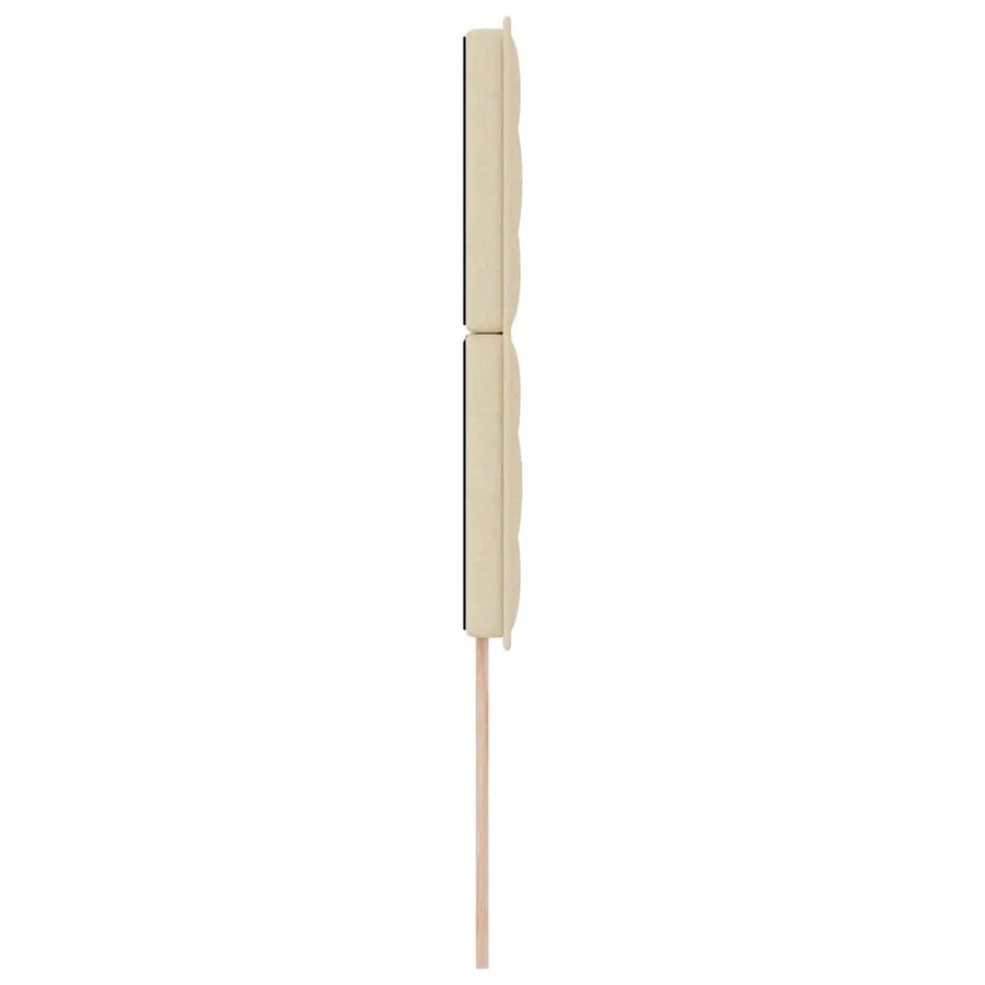 Tête de lit Crème 90 cm tissu - 5