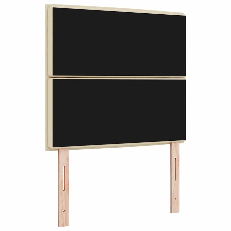 Tête de lit Crème 90 cm tissu - 6