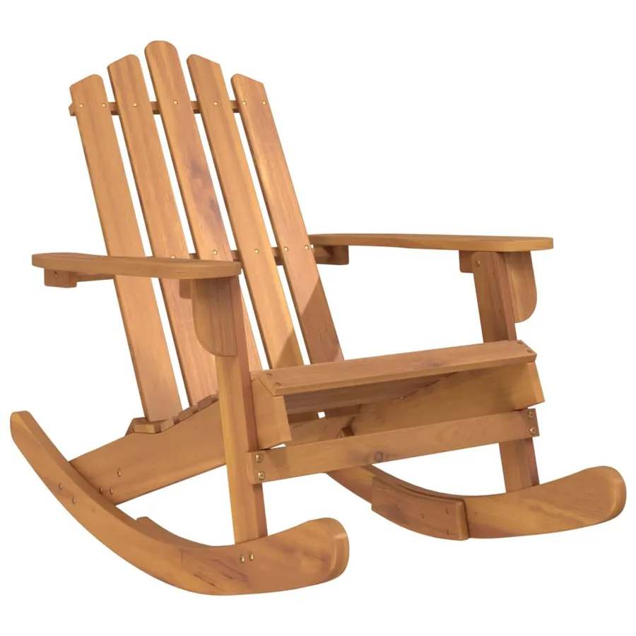Ensemble de salon de jardin Adirondack 3 pcs bois acacia solide - 4