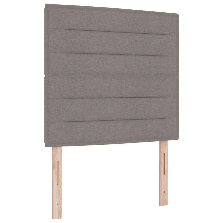 Tête de lit LED avec bandes LED Taupe 100 cm tissu - 2