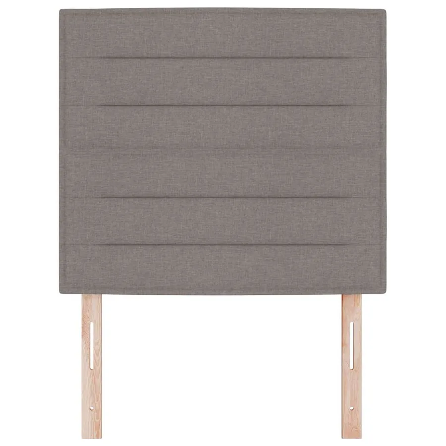 Tête de lit LED avec bandes LED Taupe 100 cm tissu - 5