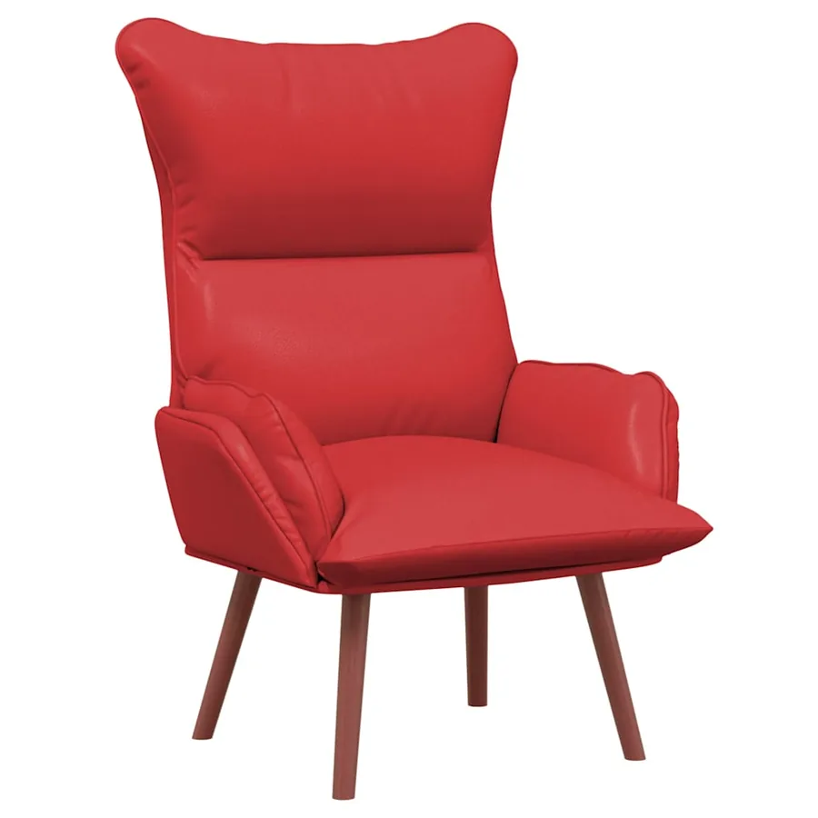 fauteuil Rouge 69 x 74 x 93 cm Simili cuir - 2