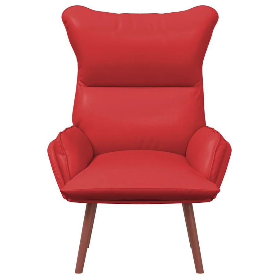 fauteuil Rouge 69 x 74 x 93 cm Simili cuir - 4