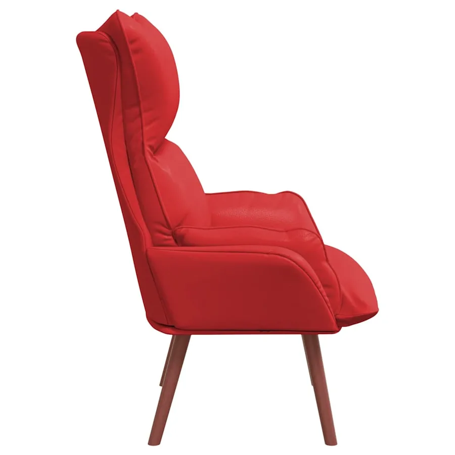 fauteuil Rouge 69 x 74 x 93 cm Simili cuir - 5