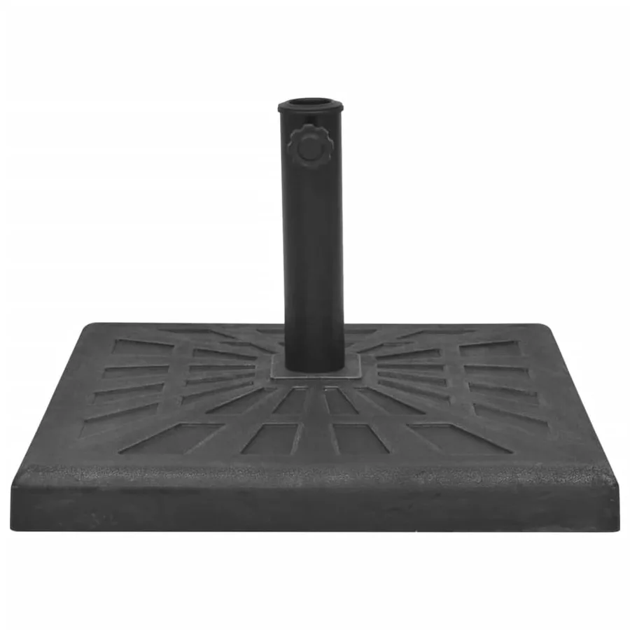 Square Parasol Base Resin Black 19 kg - 2