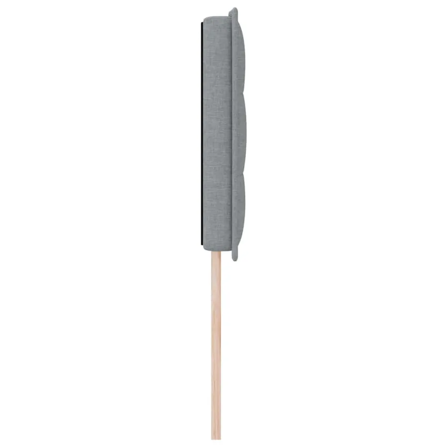 Tête de lit LED avec bandes LED Gris clair 180 cm tissu - 6