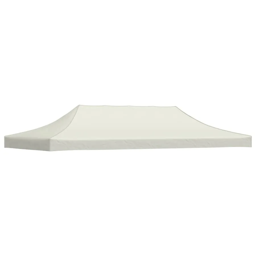 Party Tent Roof 3 x 6 m Cream