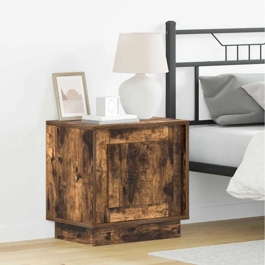 Cabinet de chevet Chêne fumé 44 x 34,5 x 45 cm