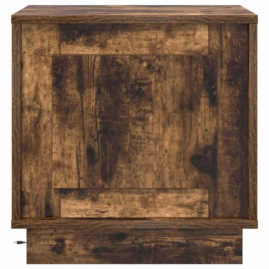 Cabinet de chevet Chêne fumé 44 x 34,5 x 45 cm - 7