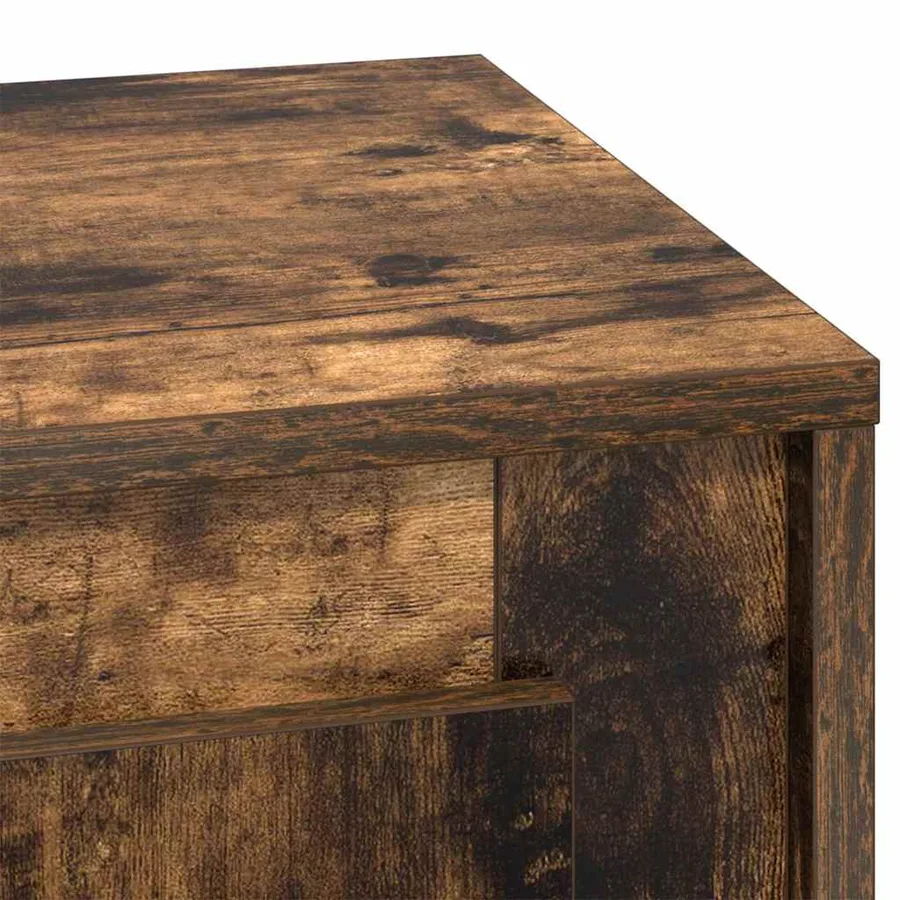 Cabinet de chevet Chêne fumé 44 x 34,5 x 45 cm - 8