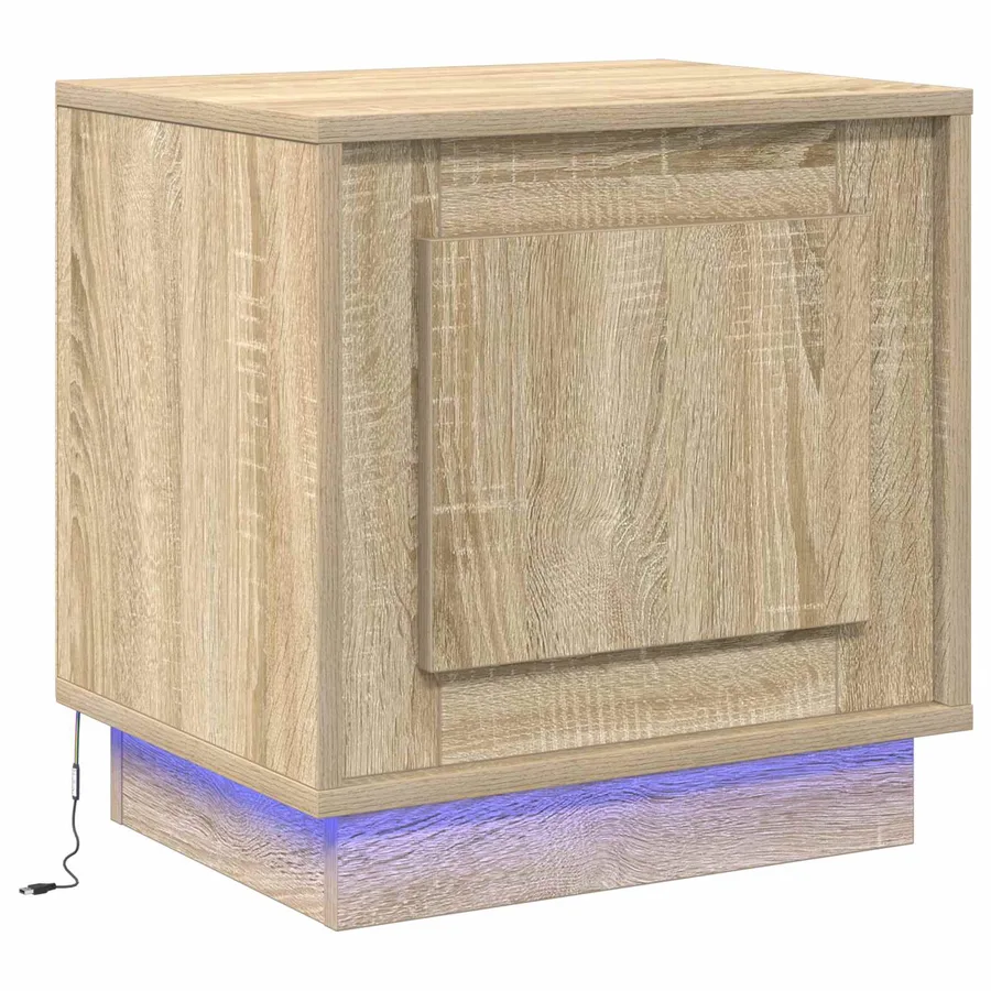 Cabinet de chevet Chêne Sonoma 44 x 34,5 x 45 cm - 2