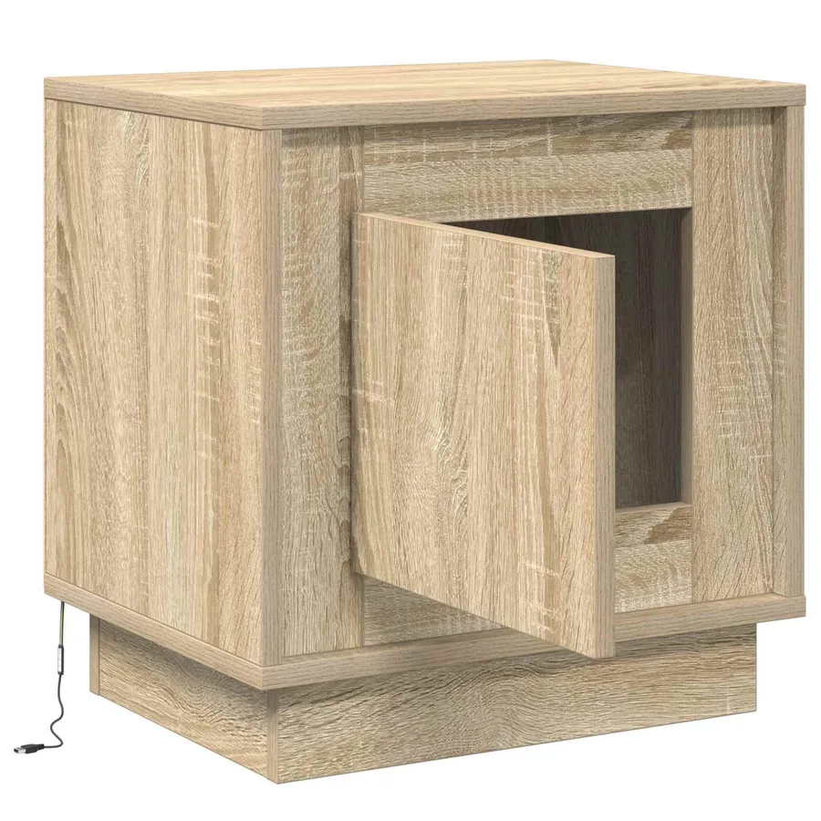 Cabinet de chevet Chêne Sonoma 44 x 34,5 x 45 cm - 5
