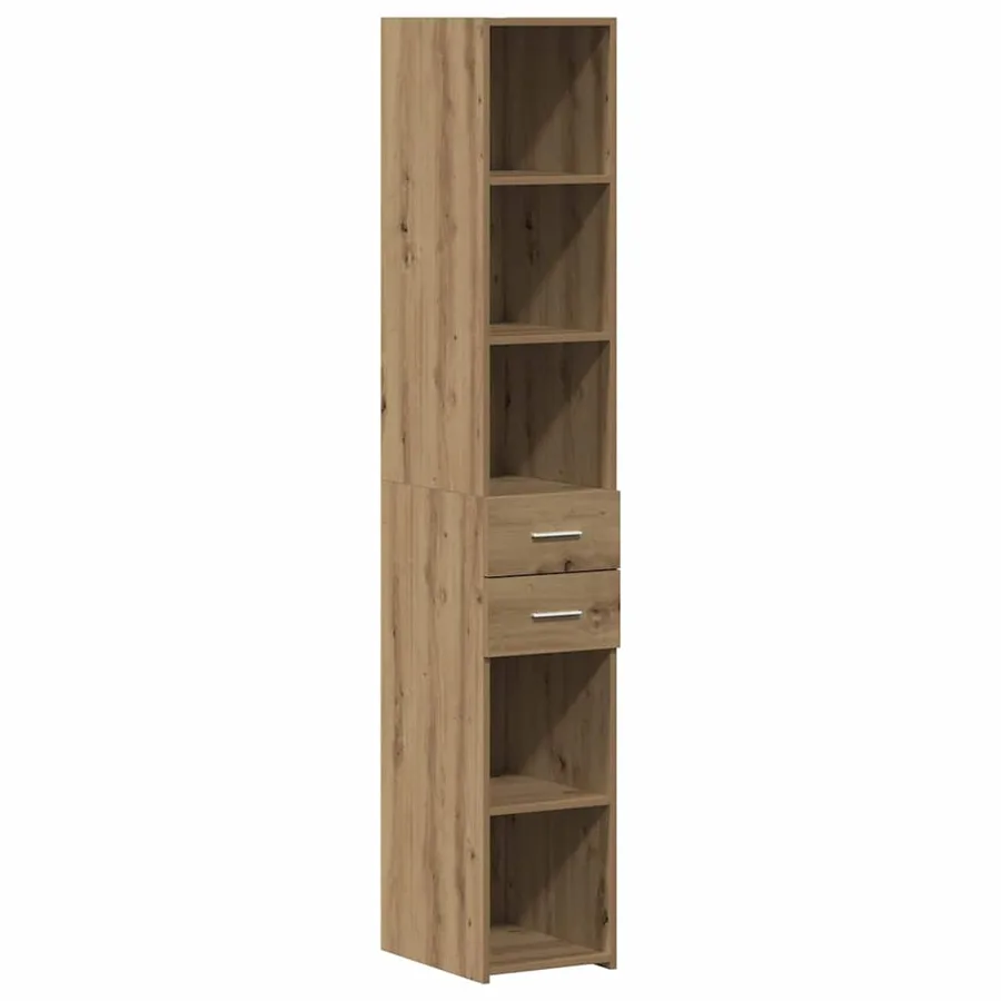 Bibliothèque Chêne artisanal 30 x 42.4 x 185.2 cm - 2