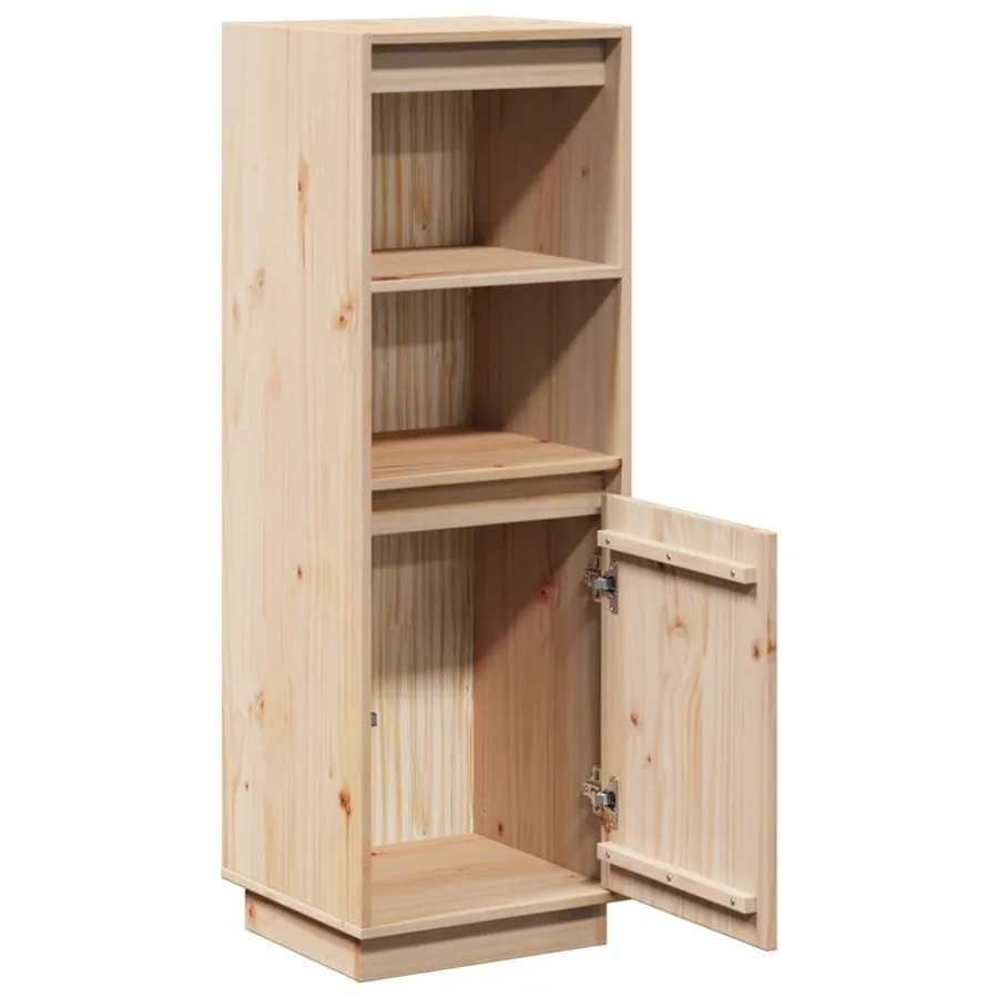 Buffet haut 37x34x110 cm Bois massif de pin - 5