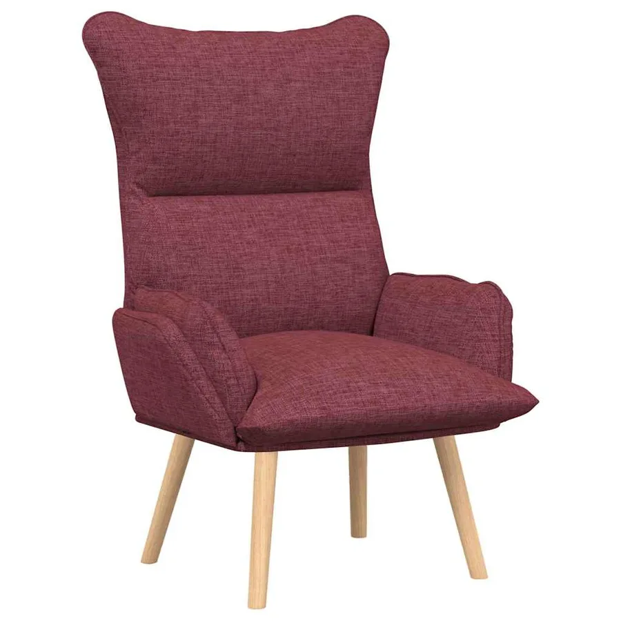 fauteuil Bordeaux 69 x 74 x 93 cm Tissu et Contreplaqué - 2