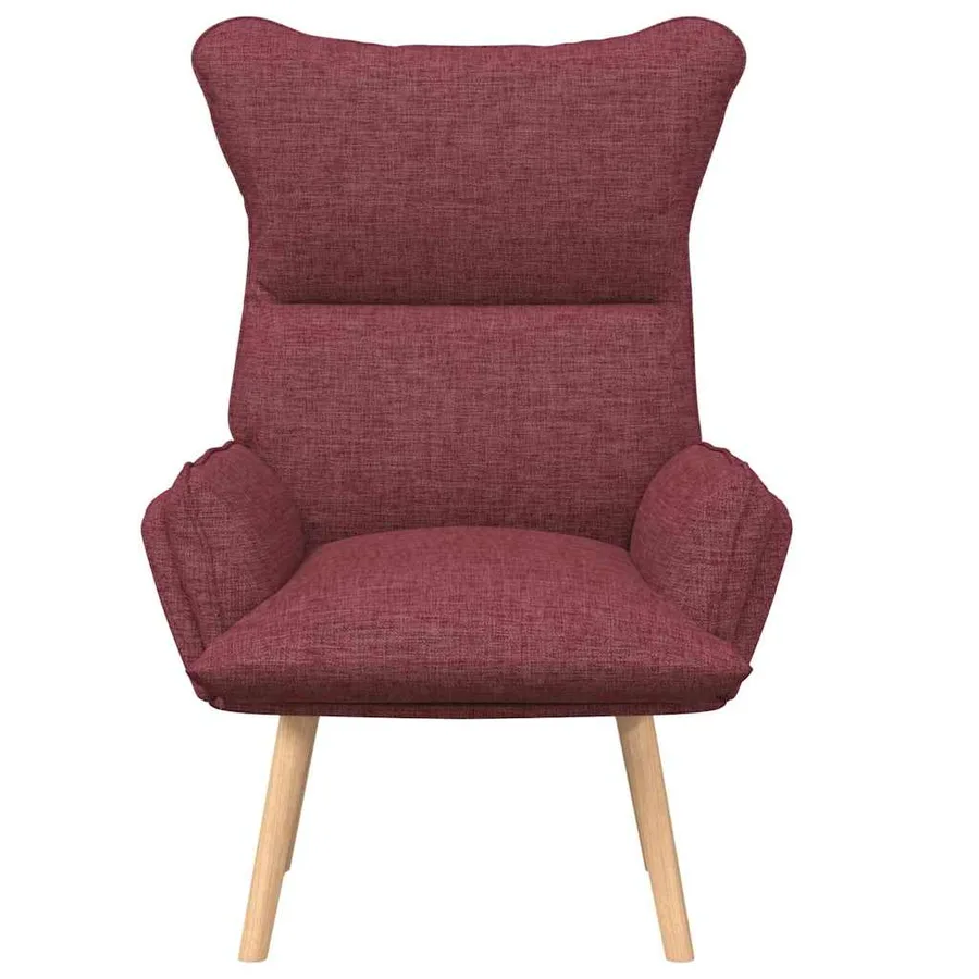 fauteuil Bordeaux 69 x 74 x 93 cm Tissu et Contreplaqué - 4