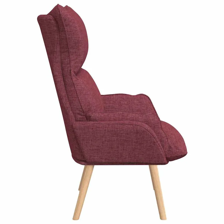 fauteuil Bordeaux 69 x 74 x 93 cm Tissu et Contreplaqué - 5