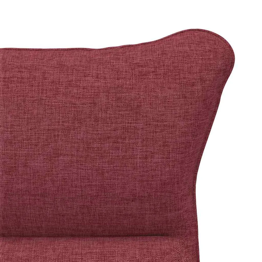 fauteuil Bordeaux 69 x 74 x 93 cm Tissu et Contreplaqué - 7
