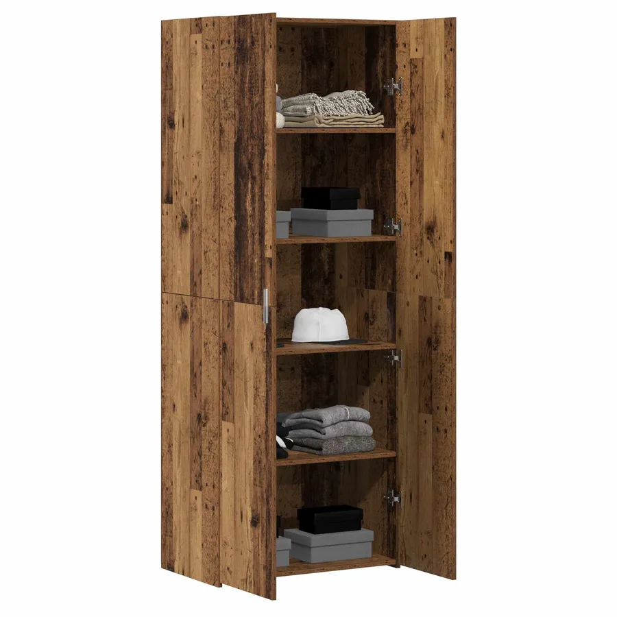 Haut Armoire Bois ancien 70 x 42,5 x 185 cm - 3