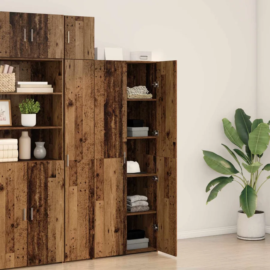 Haut Armoire Bois ancien 70 x 42,5 x 185 cm - 4
