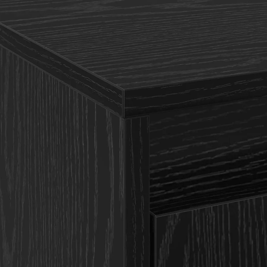Unites TV Noir 139,5 x 34 x 50 cm Bois d'ingénierie - 10