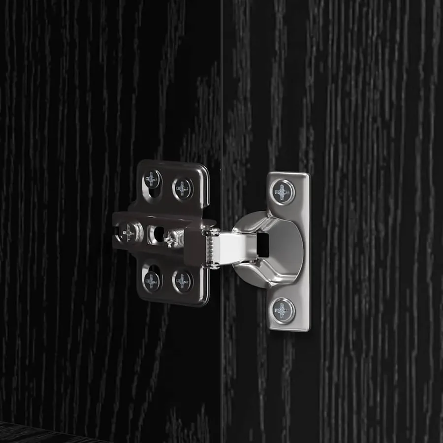 Unites TV Noir 139,5 x 34 x 50 cm Bois d'ingénierie - 11